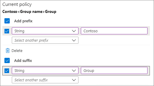 microsoft teams security naming convention