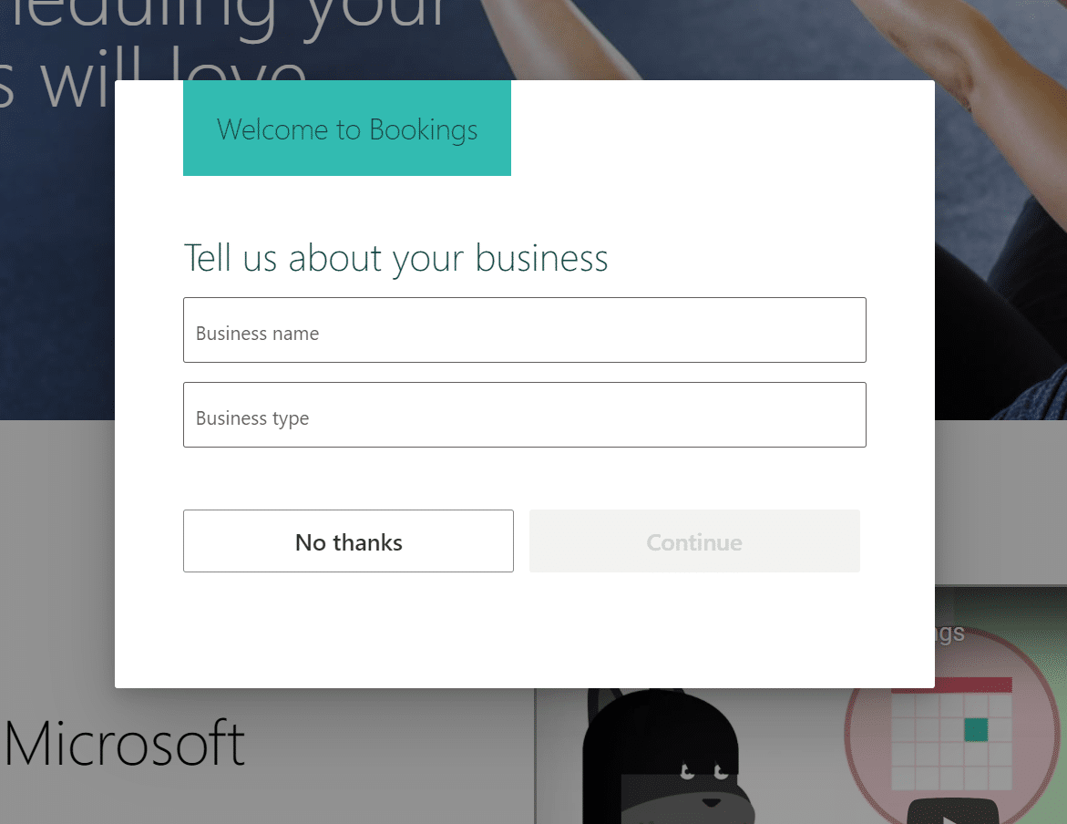 Microsoft Bookings 