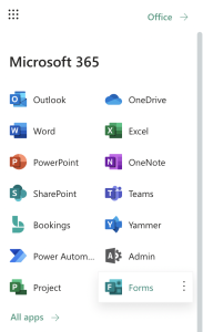 microsoft forms launch